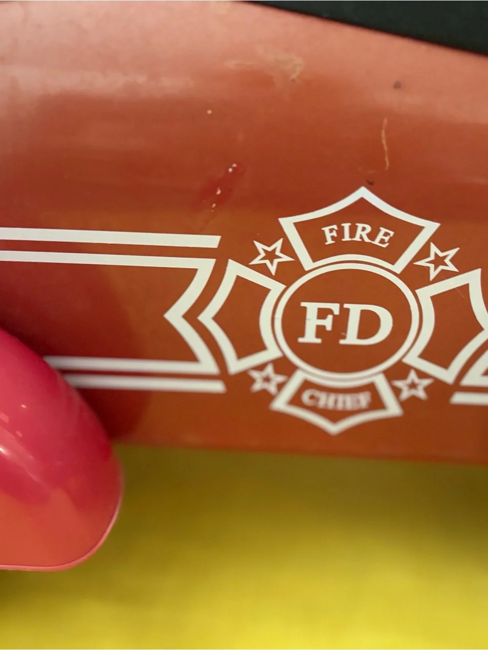 Schylling Kids Fire Chief Ride-On Toy - Red
